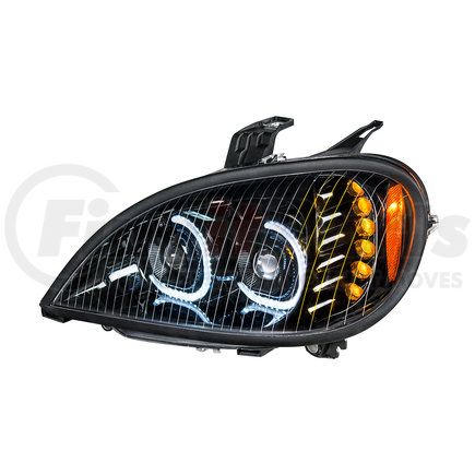 United Pacific 31092 High Power LED "Blackout" Projection Headlight For 2001-2020 Freightliner Columbia - Driver