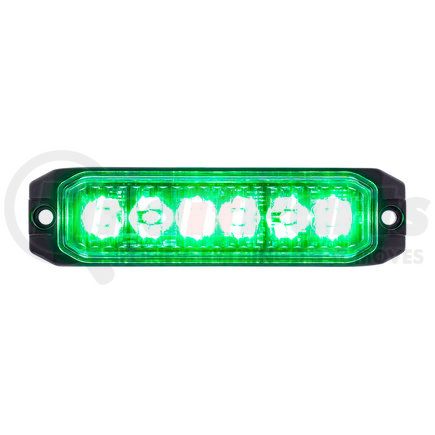 United Pacific 39163 6 High Power LED "Competition Series" Slim Warning Light - Green