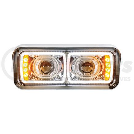 United Pacific 31154 Peterbilt LED Chrome Projection Headlight (Left)