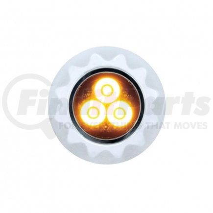 United Pacific 36681B 3 High Power LED Mini Warning Light - Amber LED