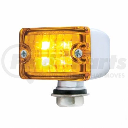 United Pacific 39188 4 LED Small Rod Light - Amber LED/Amber Lens