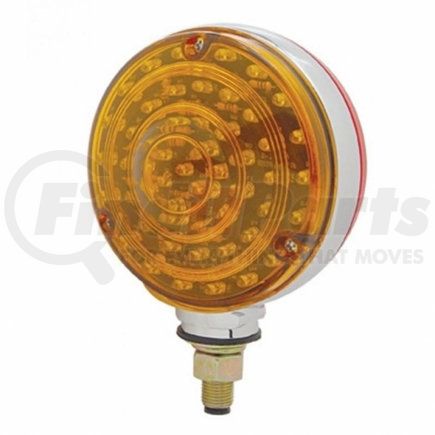 United Pacific 38113 88 LED Double Face Turn Signal Light - Amber & Red LED/Amber & Red Lens