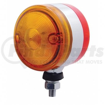 United Pacific 39426 30 LED 3" Dual Function Double Face Light - Amber & Red LED/Amber & Red Lens