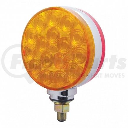 United Pacific 38719 34 LED Reflector Double Face Turn Signal Light - Amber & Red LED/Amber & Red Lens