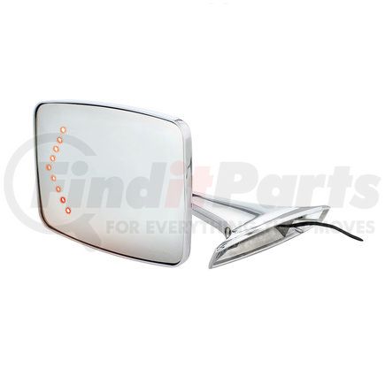 United Pacific C738710-LED Exterior Mirror with LED Turn Signal For 1973-87 Chevy and GMC Truck - L/H