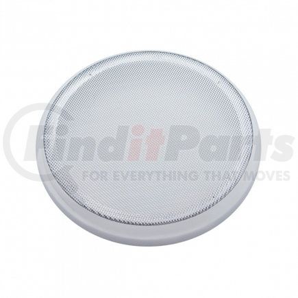 United Pacific 40917 Chrome 7- 1/4" Round Speaker Cover For Various Peterbilt Models, Snap- On