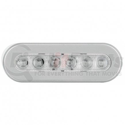 United Pacific 37131 LED 6" Oval Stop/Turn/Tail "GLO" Light Clear