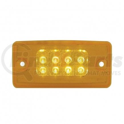 United Pacific 39486 8 LED Freightliner Reflector Cab Light - Amber LED/Amber Lens