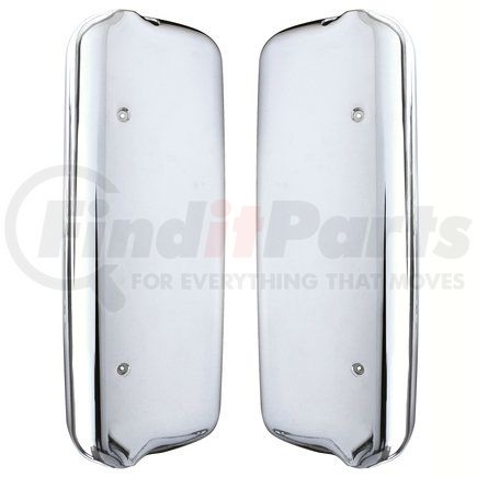 United Pacific 42060 Chrome Mirror Cover Set For 2005-2010 Freightliner Century & 2005-2020 Columbia