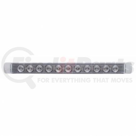 United Pacific 38464 11 LED 17" Turn Signal Light Bar Only - Amber LED/Clear Lens