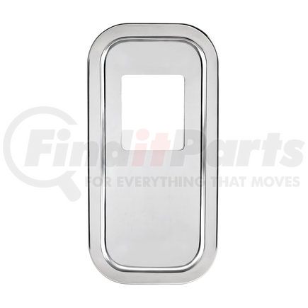 United Pacific 21730 Peterbilt Stainless Steel Shift Plate Cover - Short Hood