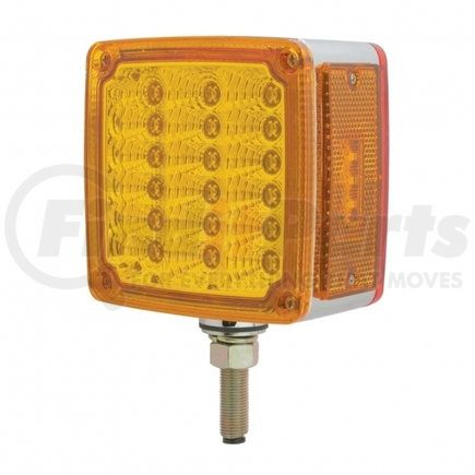 United Pacific 39680 39 LED Reflector Double Face Turn Signal Light (Driver) - Amber & Red LED/Amber & Red Lens