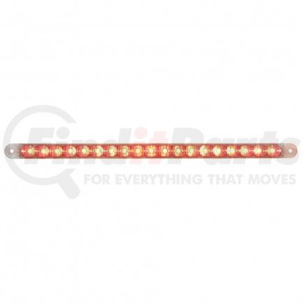 United Pacific 39776 12" Turn Signal Reflector Light Bar- Red LED/ Clear Lens