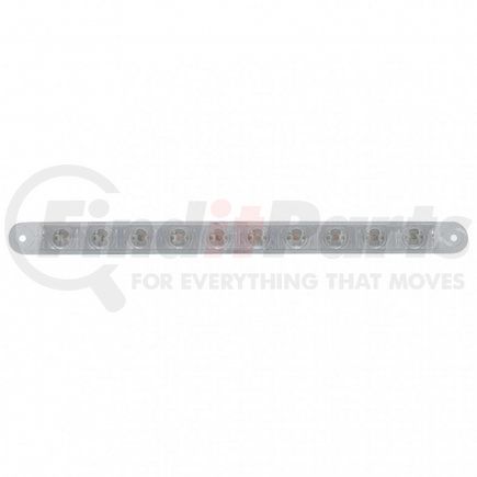 United Pacific 38944B 10 LED 9" Turn Signal Light Bar - Amber LED/Clear Lens (Bulk)