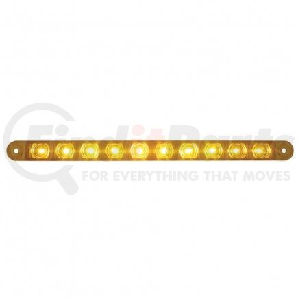 United Pacific 38942 10 LED 9" Turn Signal Light Bar - Amber LED/Amber Lens