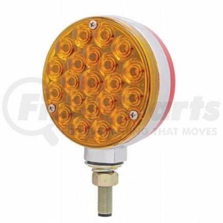 United Pacific 38103 42 LED Double Face Turn Signal Light - Amber & Red LED/Amber & Red Lens