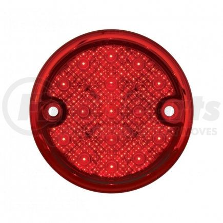 United Pacific 39387B 15 LED 3" Reflector Double Face Light Only - Red LED/Red Lens