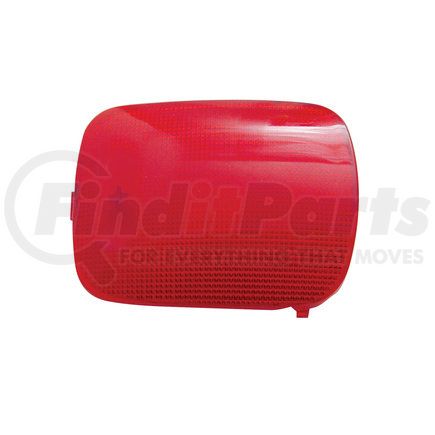 United Pacific 37055 Rectangular Dome Light Lens For 2006+ Peterbilt - Red