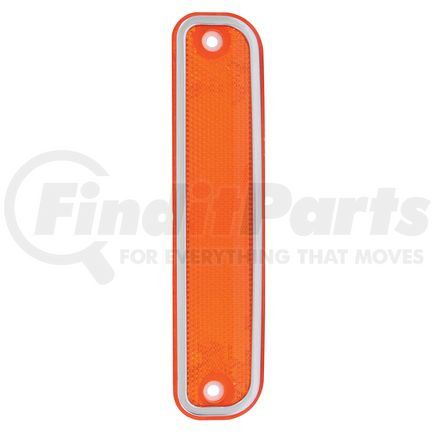 United Pacific C738002 Amber Side Marker Light with Stainless Steel Trim For 1973-80 Chevrolet Truck