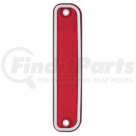 United Pacific C738003 Red Side Marker Light with Stainless Steel Trim For 1973-80 Chevrolet Truck