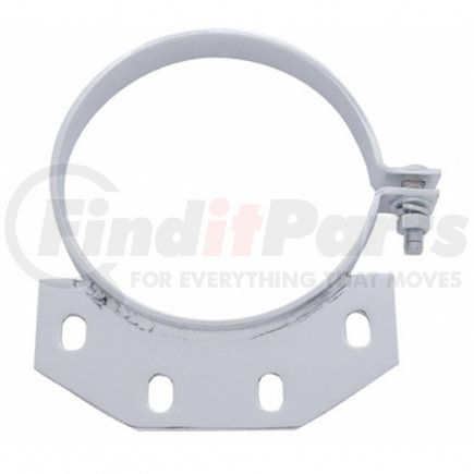 United Pacific 10293 6" Peterbilt Chrome Exhaust Clamp - Ultra Cab