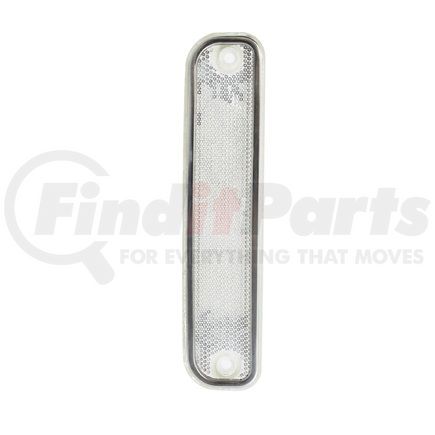 United Pacific C738001 Clear Side Marker Light with Stainless Steel Trim For 1973-80 Chevrolet Truck