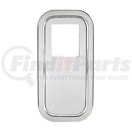 United Pacific 21731B Peterbilt Stainless Steel Shift Plate Cover - Extended Hood