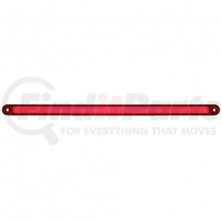 United Pacific 36862B 24 LED Dual Function 12" "GLO" Stop, Turn & Tail Light Bar Only - Red LED/Red Lens