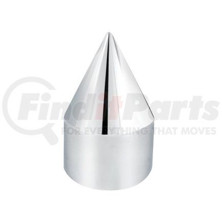 United Pacific 10762 9/16" x 1 1/2" Chrome Plastic Spike Nut Cover - Push-On (10 Pack)
