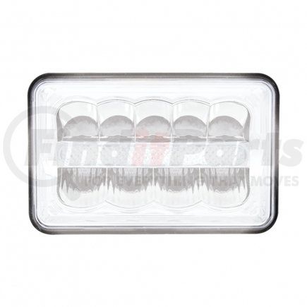 United Pacific 34125 9 High Power LED 4" X 6" Rectangular Light With LED Light Bar