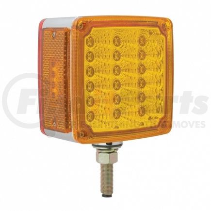 United Pacific 39681 39 LED Reflector Double Face Turn Signal Light (Passenger) - Amber & Red LED/Amber & Red Lens