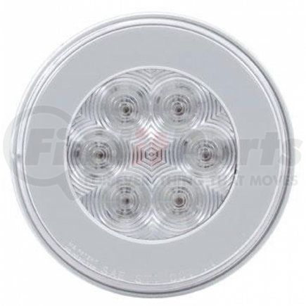United Pacific 37135 21 LED 4" "GLO" Turn Signal Light - Amber LED/Clear Lens