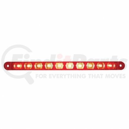 United Pacific 38943B 10 LED 9" Stop, Turn & Tail Light Bar Only - Red LED/Red Lens (Bulk)