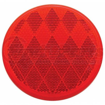 United Pacific 30714 3" Round Quick Mount Reflector - Red