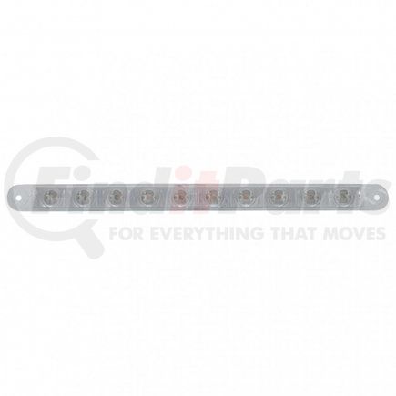 United Pacific 38945B 10 LED 9" Stop, Turn & Tail Light Bar Only - Red LED/Clear Lens (Bulk)