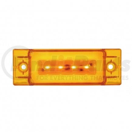 United Pacific 36976 16 LED "GLO" Rectangular Clearance/Marker Light - Amber LED/Amber Lens