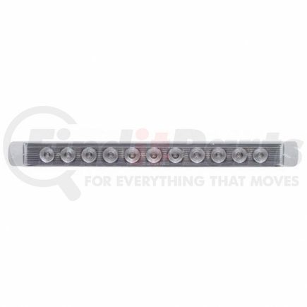 United Pacific 38470B 11 LED 17" Stop, Turn & Tail Light Bar Only - Red LED/Clear Lens