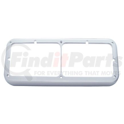 United Pacific 40978 Rectangular Dual Headlight Bezel