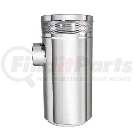 United Pacific 28201 15" Chopped Stainless Air Cleaner Housing for Peterbilt