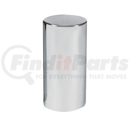 United Pacific 10034B 33mm X 4 1/4" Chrome Plastic Tall Cylinder Nut Cover - Thread-On