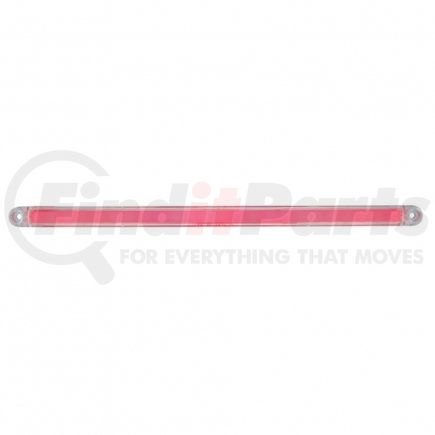 United Pacific 36864 24 LED Dual Function 12" "GLO" Stop, Turn & Tail Light Bar Only - Red LED/Clear Lens