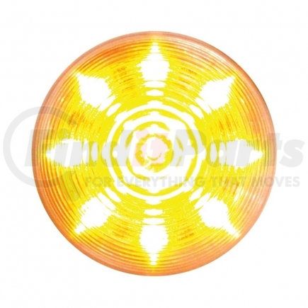 United Pacific 38366 9 LED 2" Beehive Clearance/Marker Light - Amber LED/Clear Lens