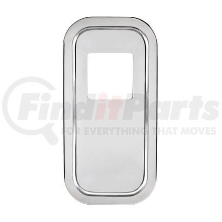 United Pacific 21734 Peterbilt Stainless Steel Shift Plate Cover - 4.75" x 4.75" Opening