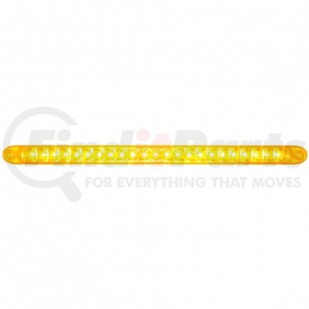 United Pacific 37089 23 SMD LED 17.25" Reflector Turn Signal Light Bar Only - Amber LED/Amber Lens