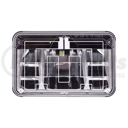 United Pacific 34135 4" X 6" Heated LED Headlight Low Beam With Polycarbonate Lens and Housing