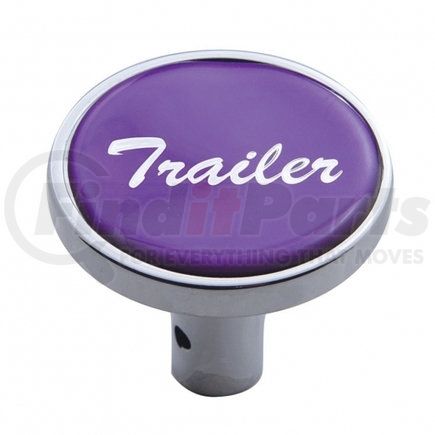 United Pacific 23345 "Trailer" Long Air Valve Knob - Purple Glossy Sticker