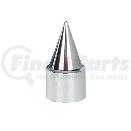 United Pacific 10778 33mm X 4 1/4" Chrome Plastic Stiletto Nut Cover - Thread-On (10 Pack)