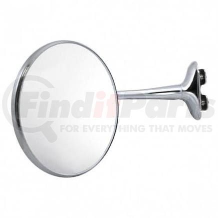 United Pacific C5007 4" Round Classic Style Door Edge Mirror