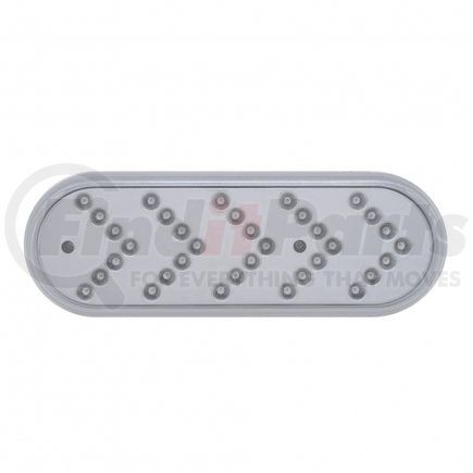 United Pacific 39477 35 LED Reflector Oval Sequential Turn Signal Light - Amber LED/Clear Lens