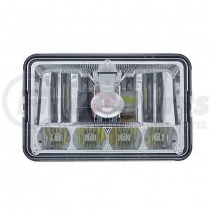 United Pacific 31365 5 LED 4" X 6" Crystal Headlight - High & Low Beam